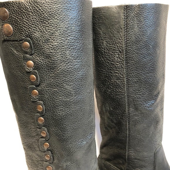 Nine West Graphite Leather Boots - Picture 3 of 10